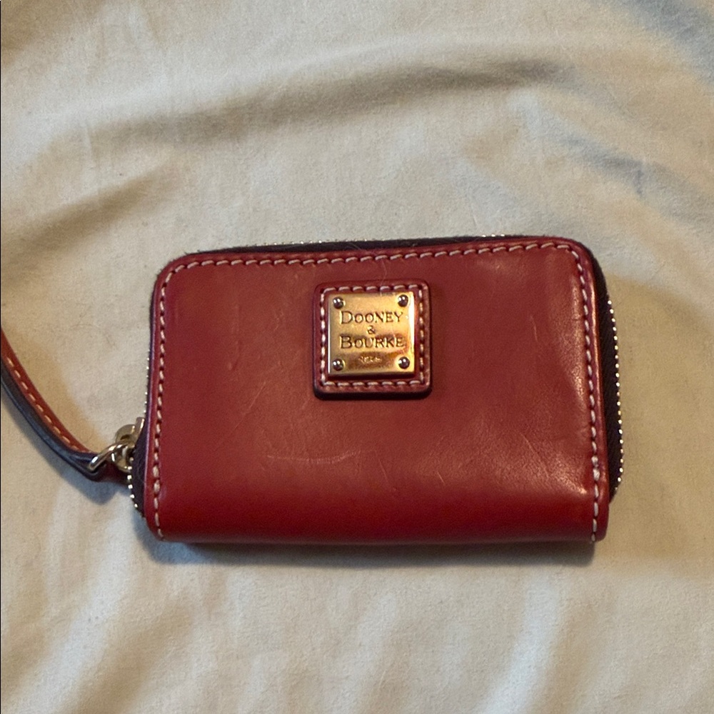 Dooney & Bourke Red Leather Wallet